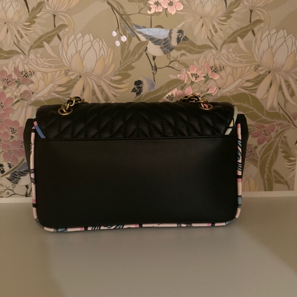 Karl Lagerfeld Black and Pink Shoulder Bag - Picture 3 of 5